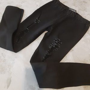 "Rock Star" Freestyle revolution distressed jeans - girls size 8